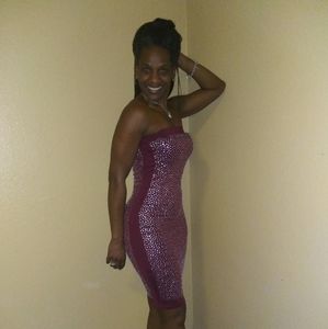 Studded tube dress with GREAT stretch